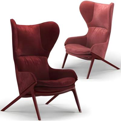 现代布艺单人沙发组合-1